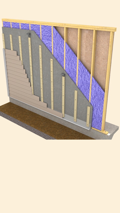 Diagram of HP+ wall E series