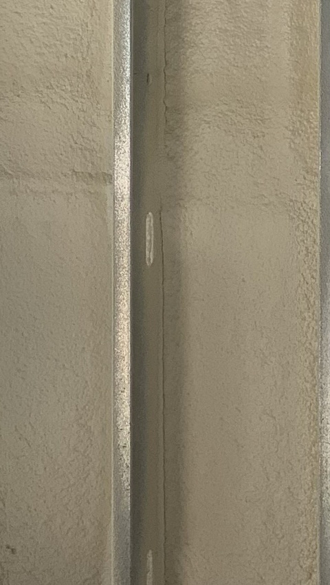 Close up of our WALLTITE BASF Closed-cell SPray Polyurethane Foam being sprayed into a commercial building wall with metal framing Close up of our WALLTITE BASF Closed-cell SPray Polyurethane Foam being sprayed into a commercial building wall with metal framing